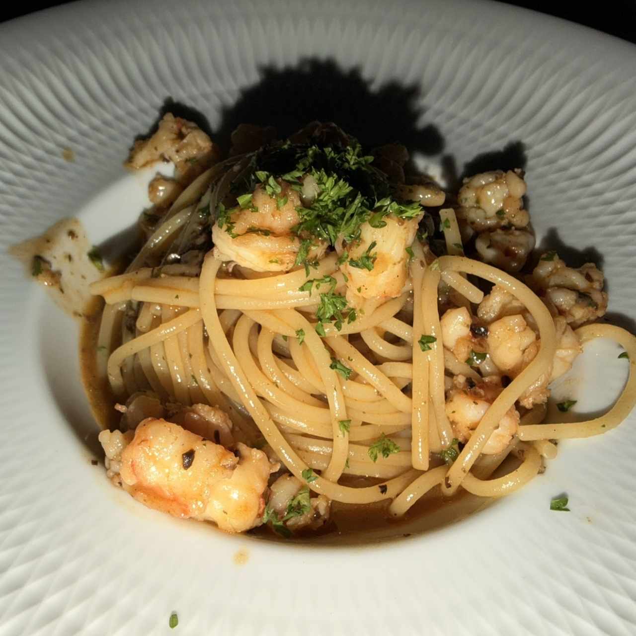 Spaghetti Al Gambero Truffato