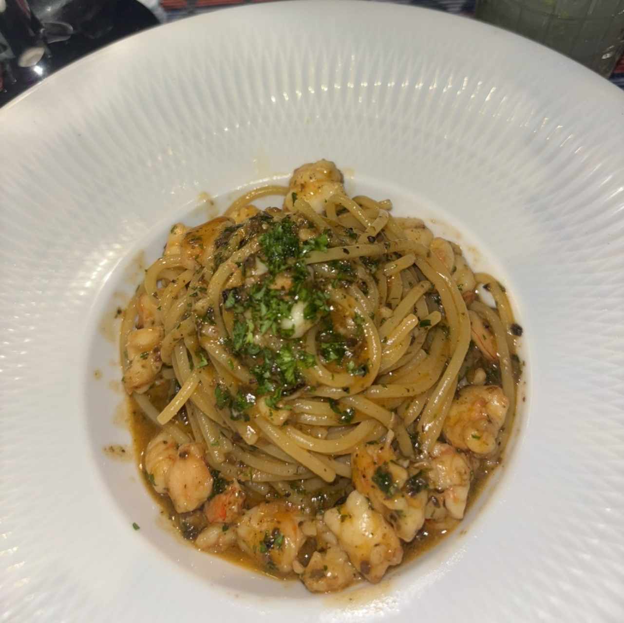 Spaghetti Al Gambero Truffato