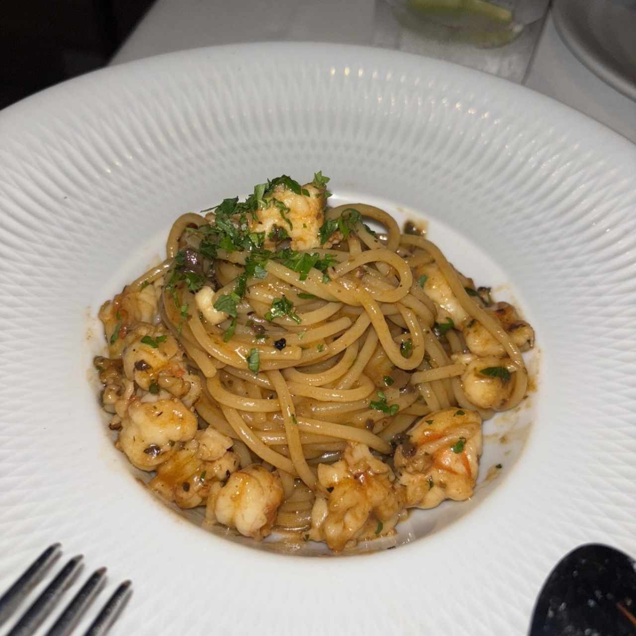 Spaghetti Al Gambero Truffato