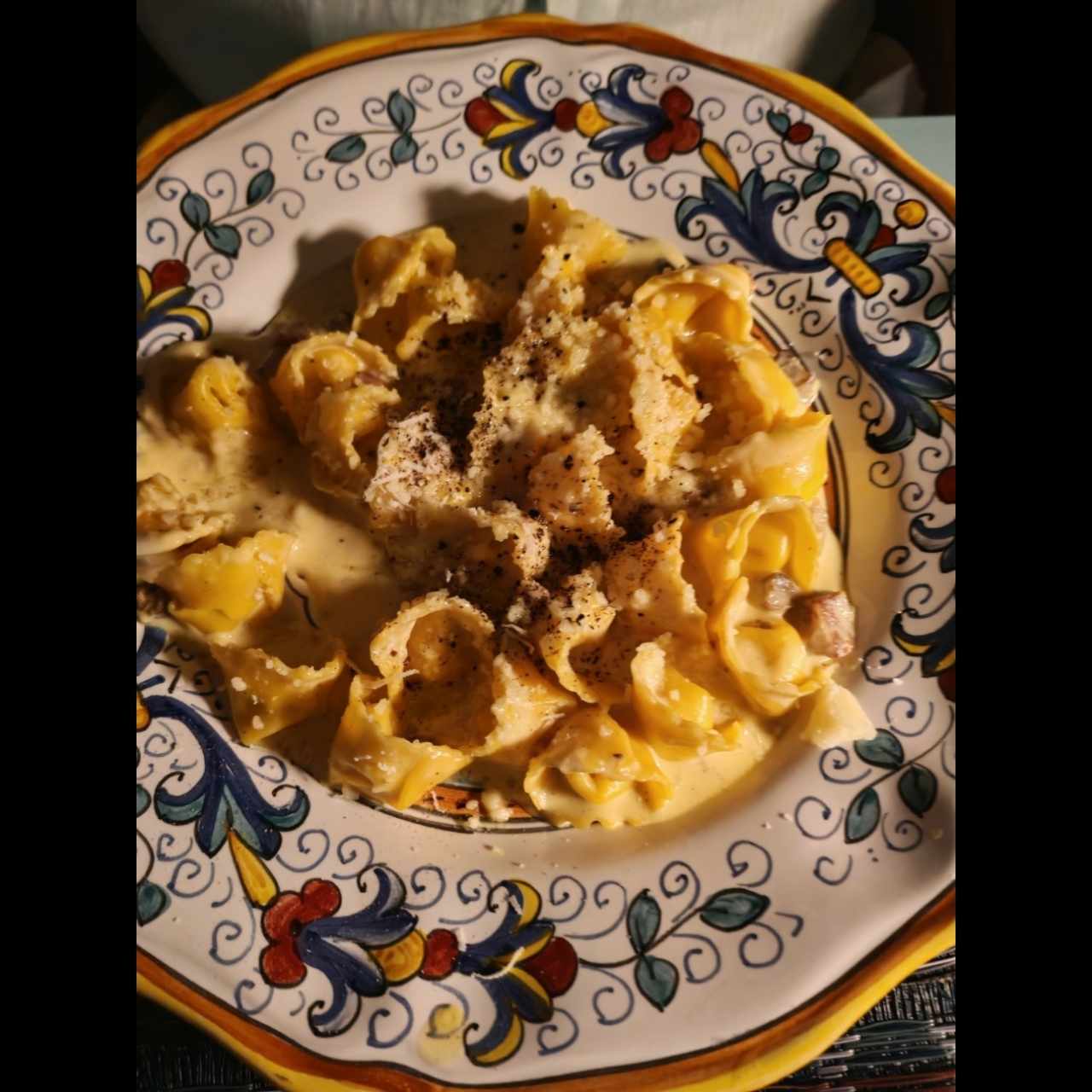 Capelletti alla Carbonara Romana