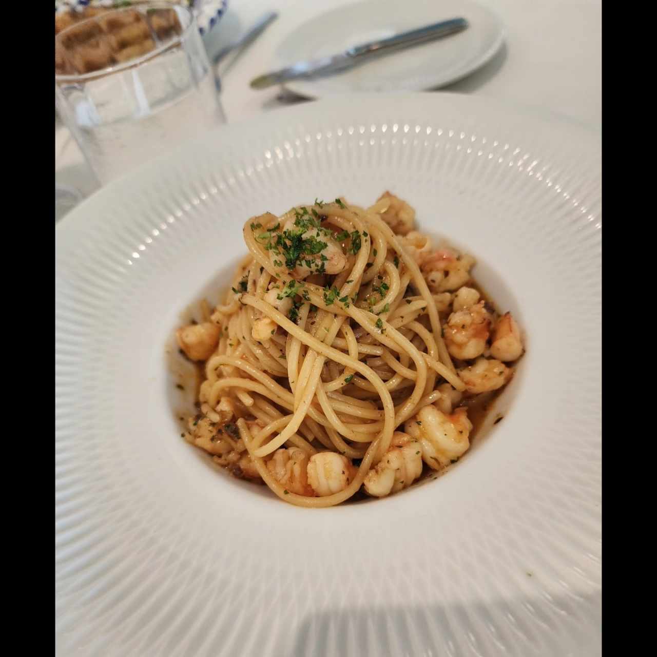 Spaghetti Al Gambero Truffato