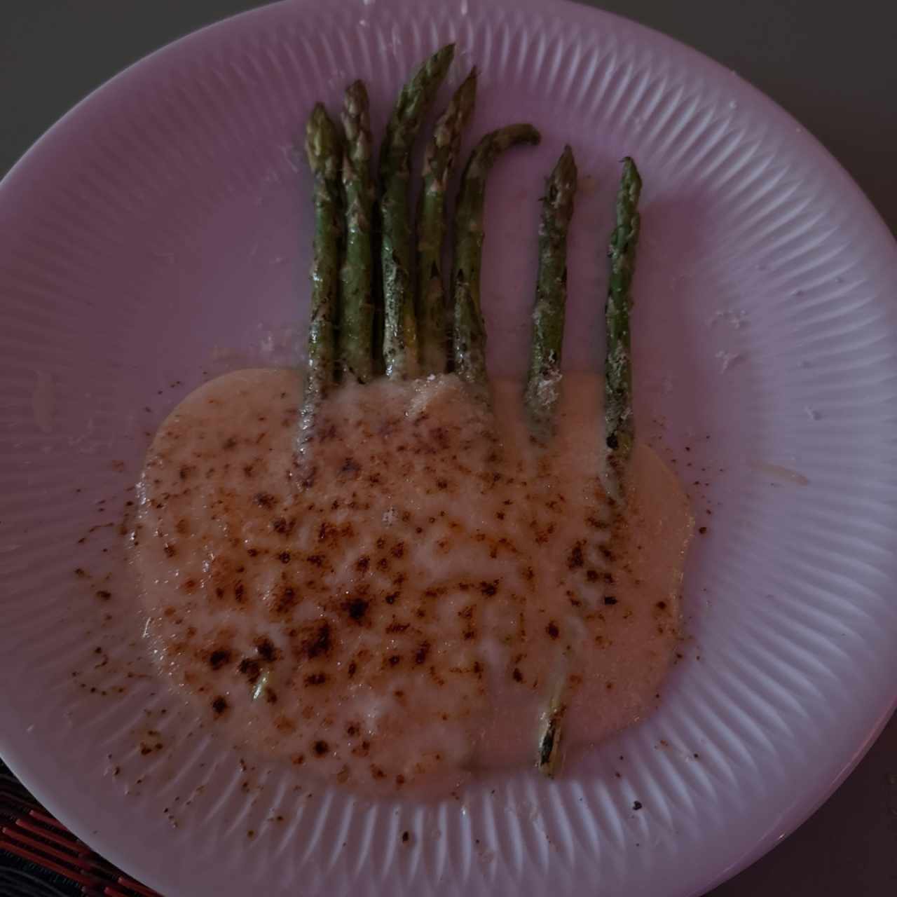 Espárragos gratinados 