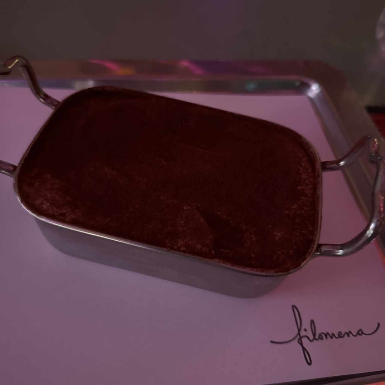 Tiramisú a la Minuta
