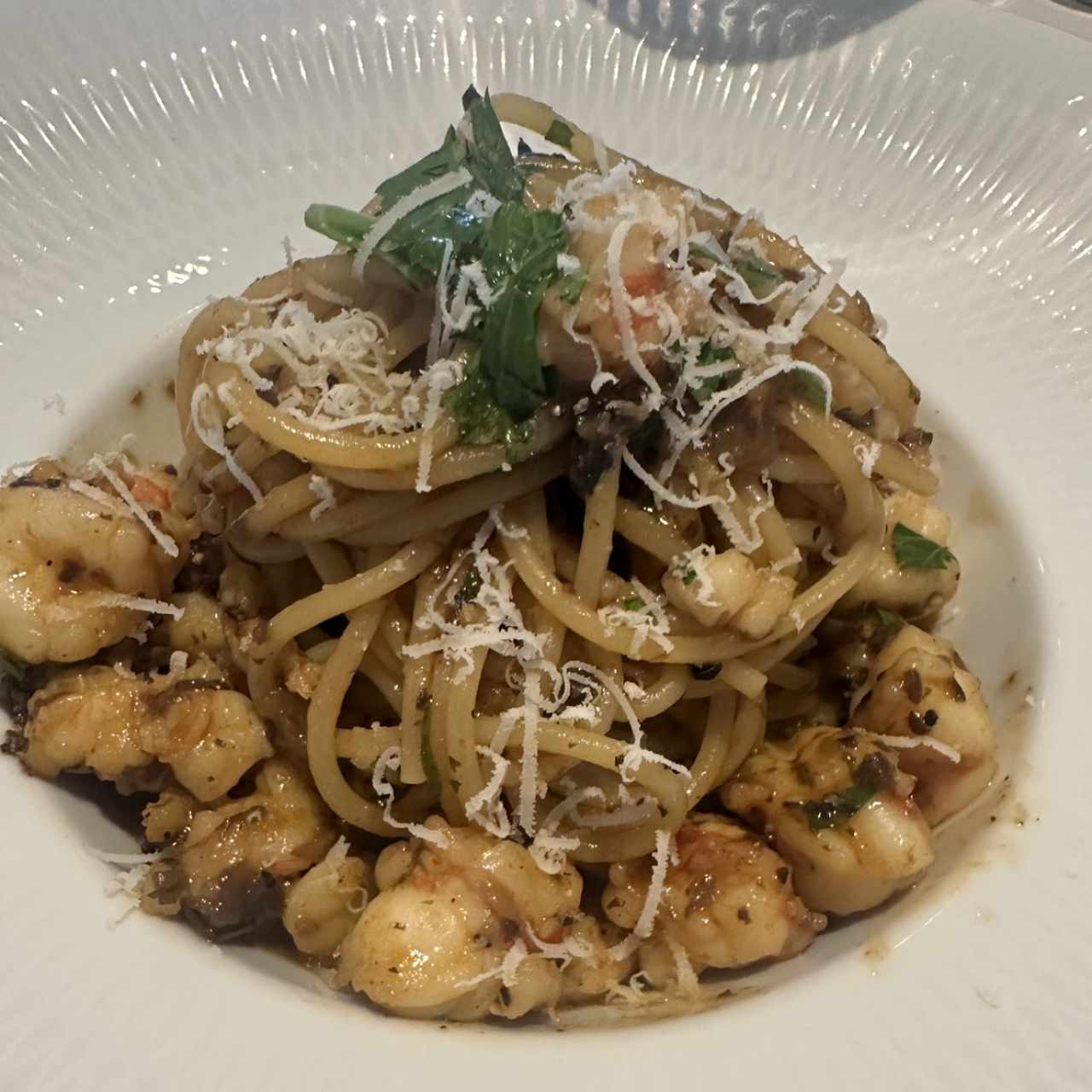 Spaghetti Al Gambero Truffato