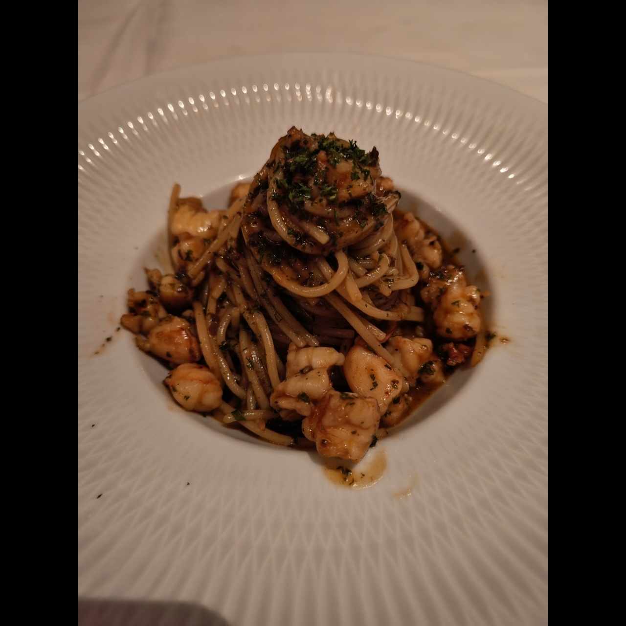 Spaghetti Al Gambero Truffato