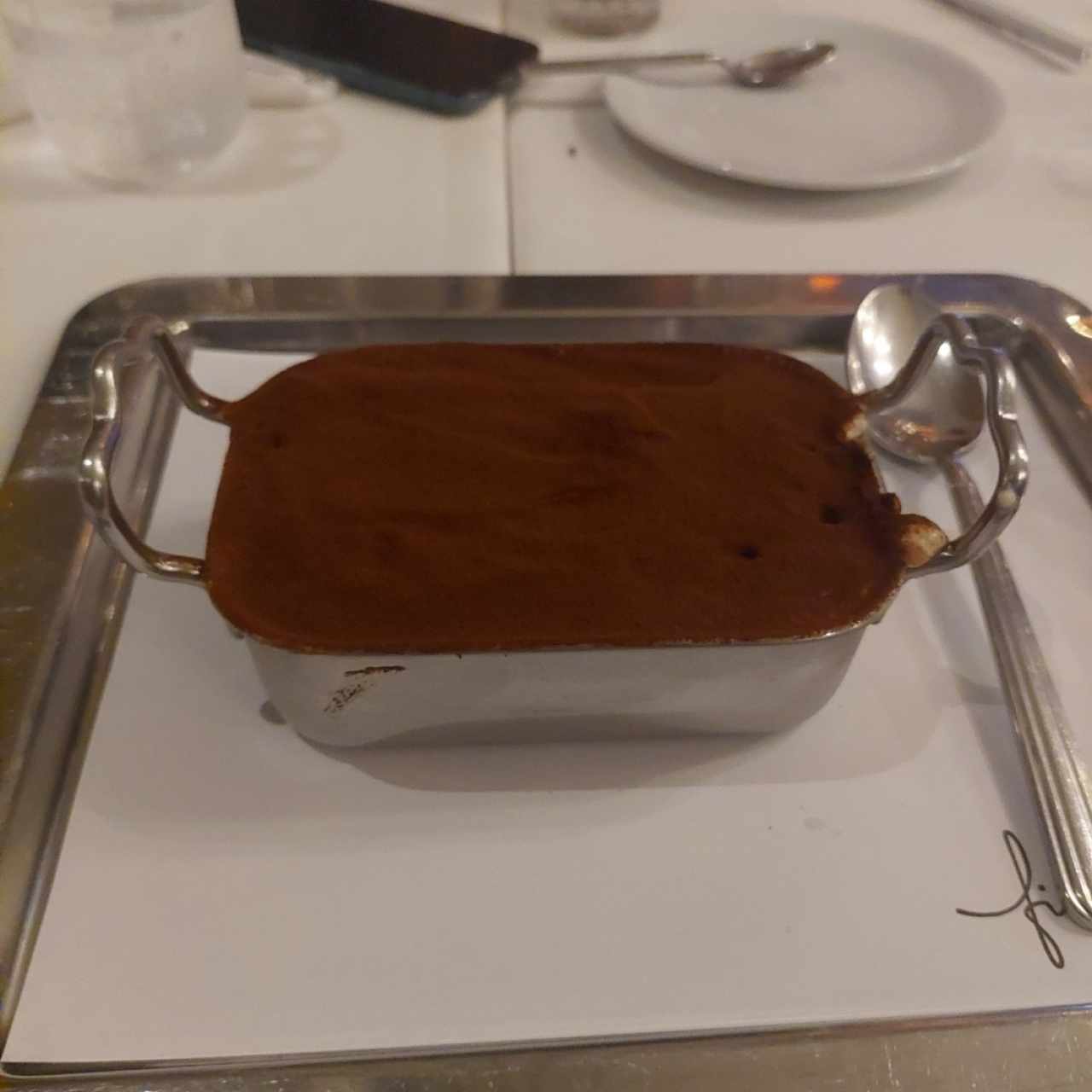 Tiramisú a la Minute