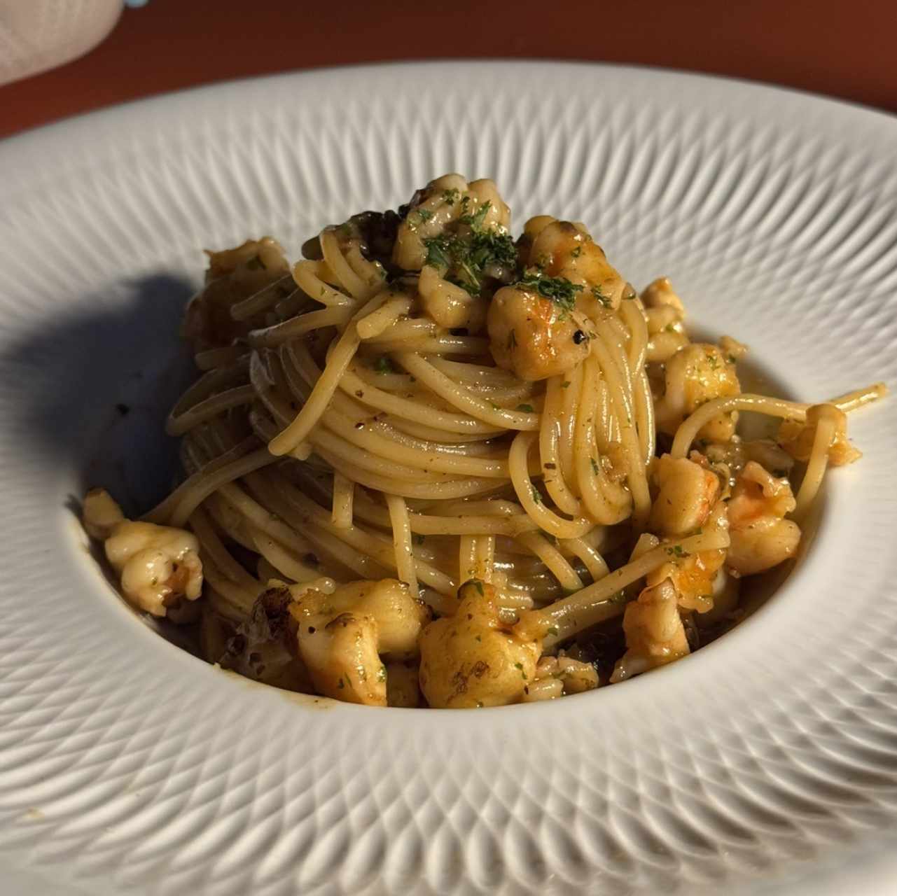 Spaghetti Al Gambero Truffato
