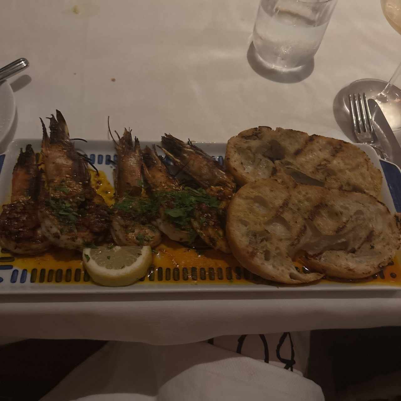 PESCE - Gamberoni alla Griglia