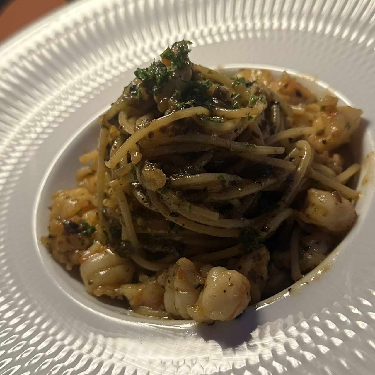Spaghetti Al Gambero Truffato