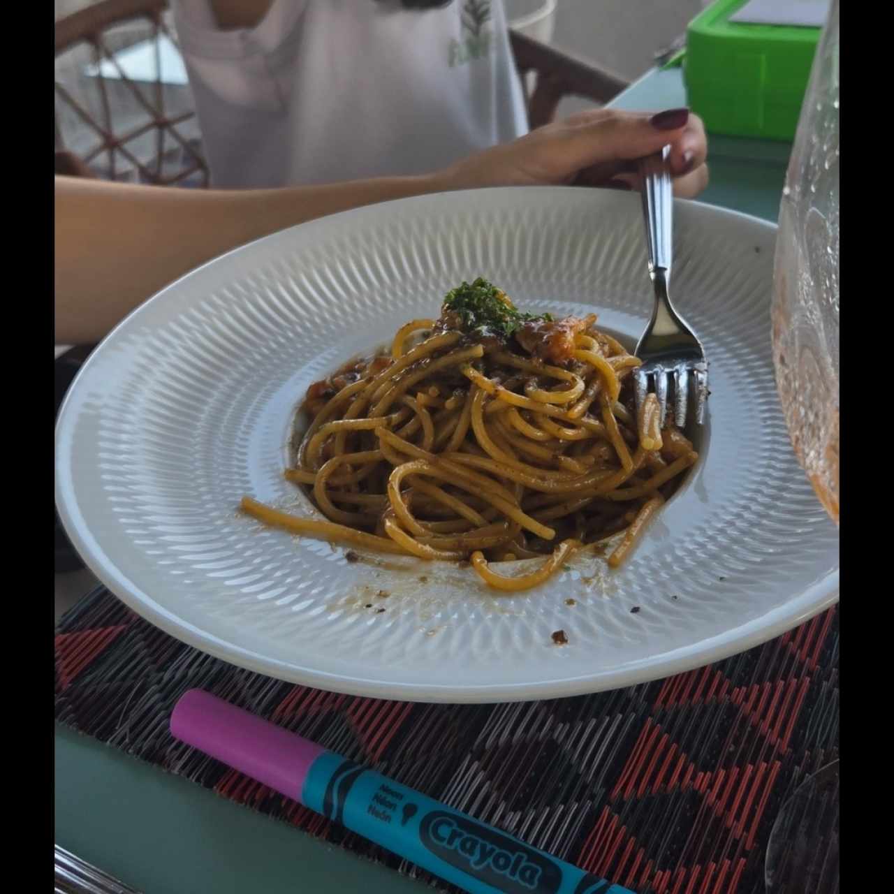 pasta con mariscos