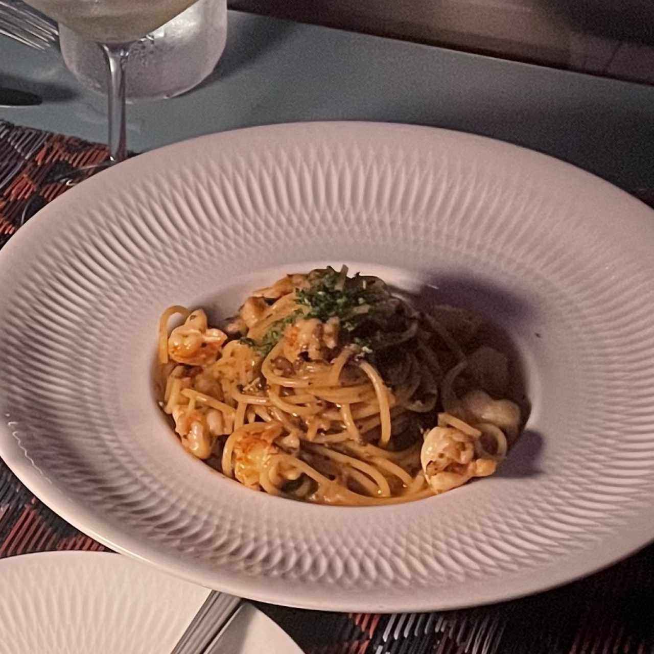 Spaghetti Al Gambero Truffato