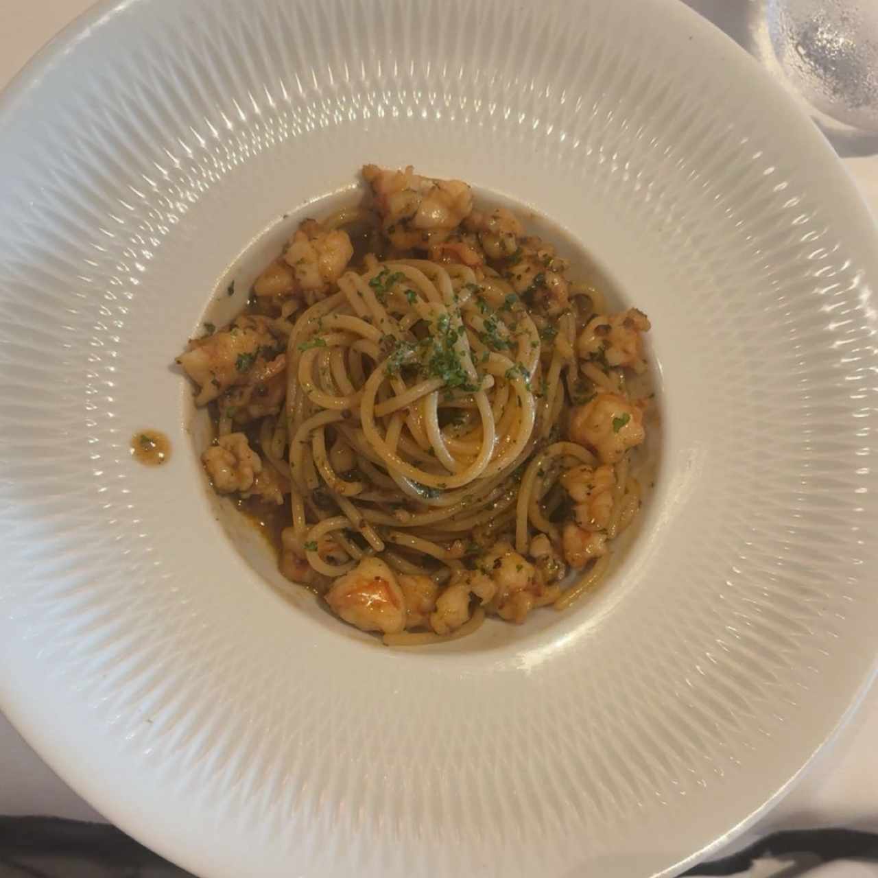 Spaghetti Al Gambero Truffato