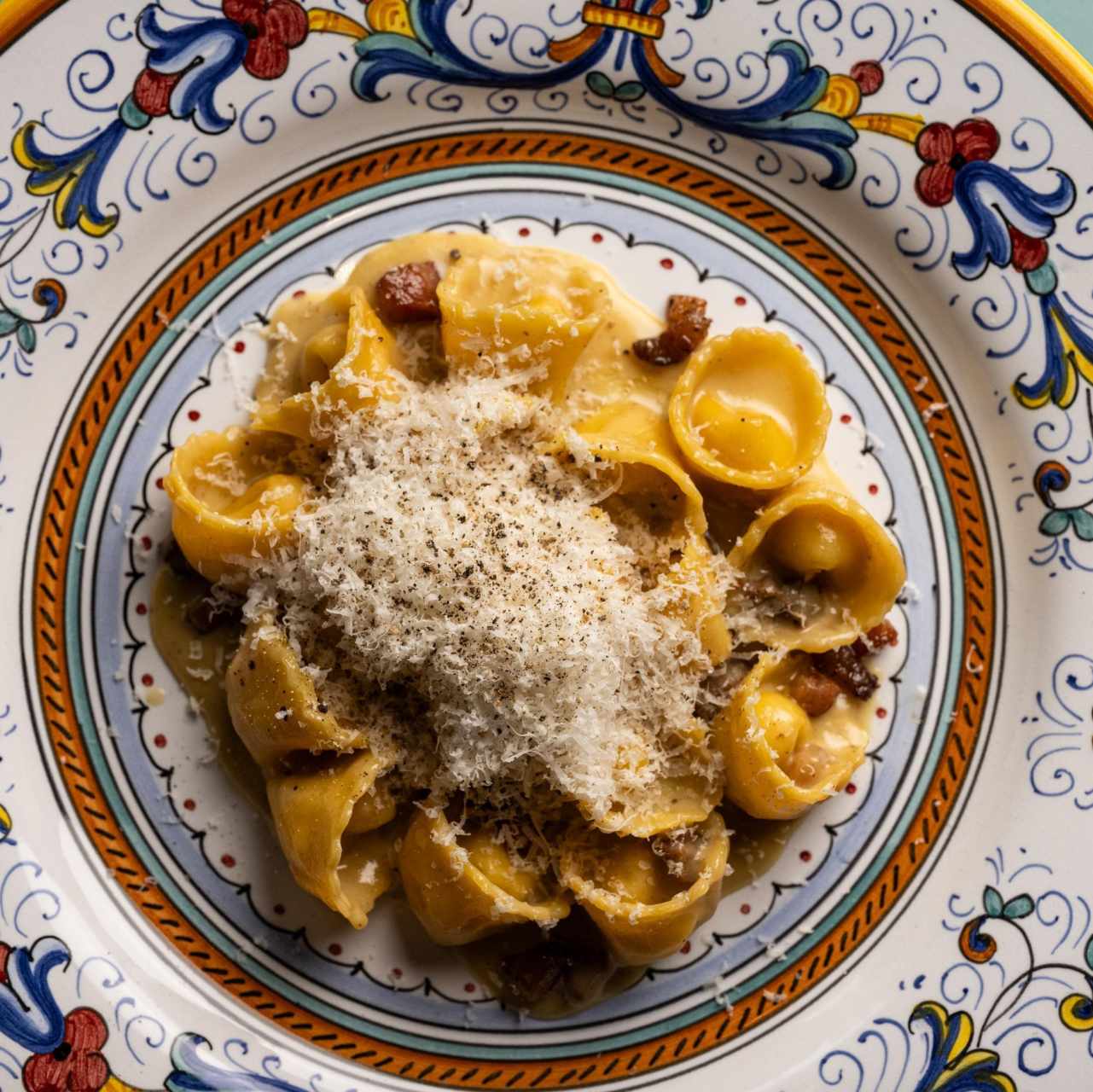 Capelletti alla Carbonara Romana
