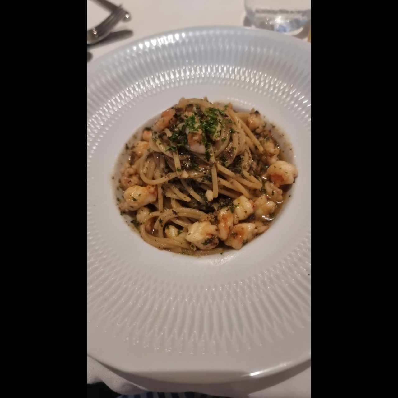 Spaghetti Al Gambero Truffato