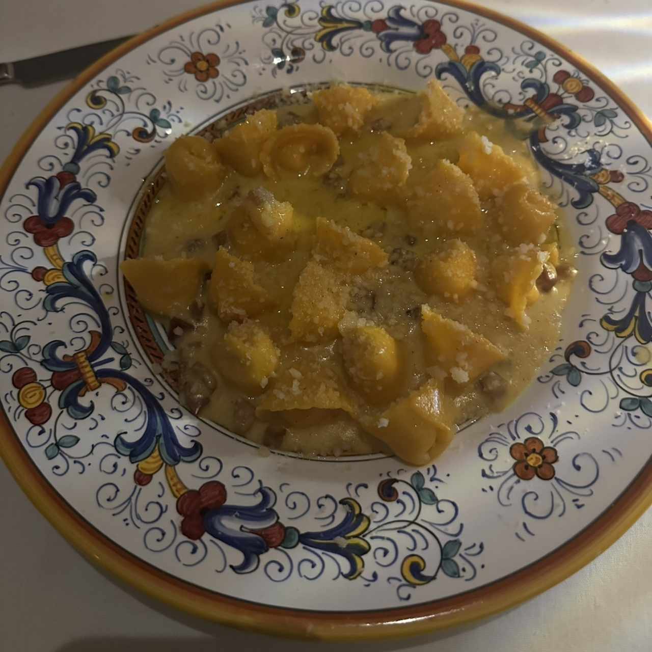 Capelletti alla Carbonara Romana