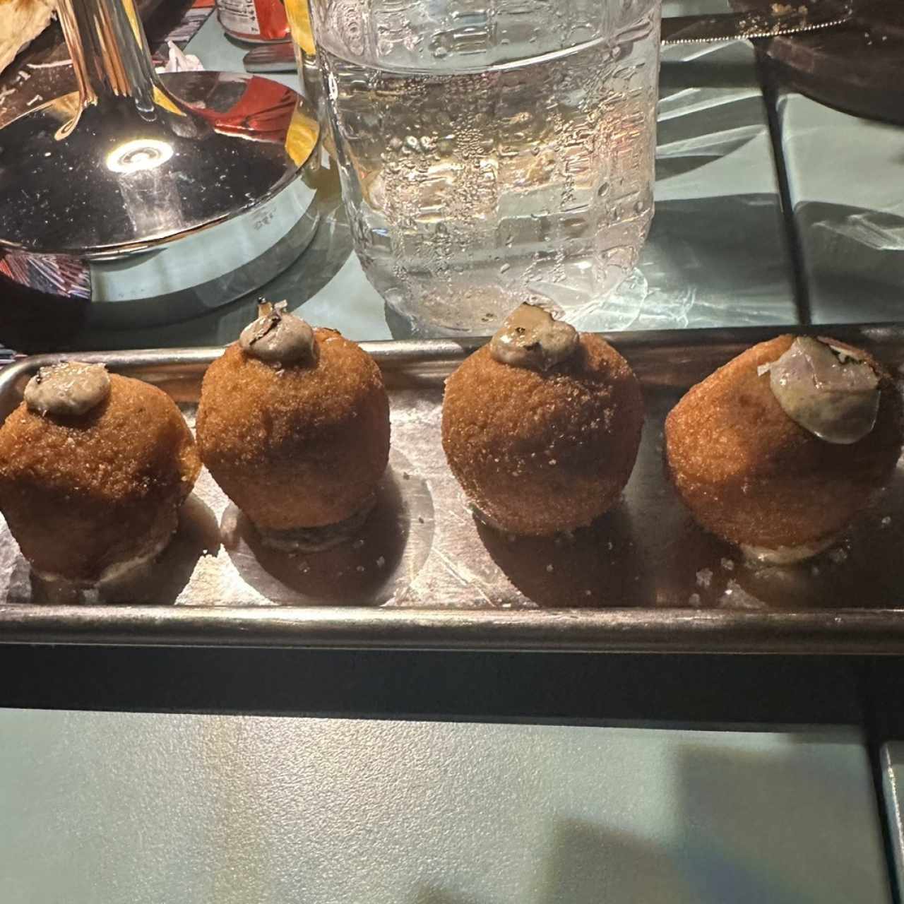 Arancini con hongos 
