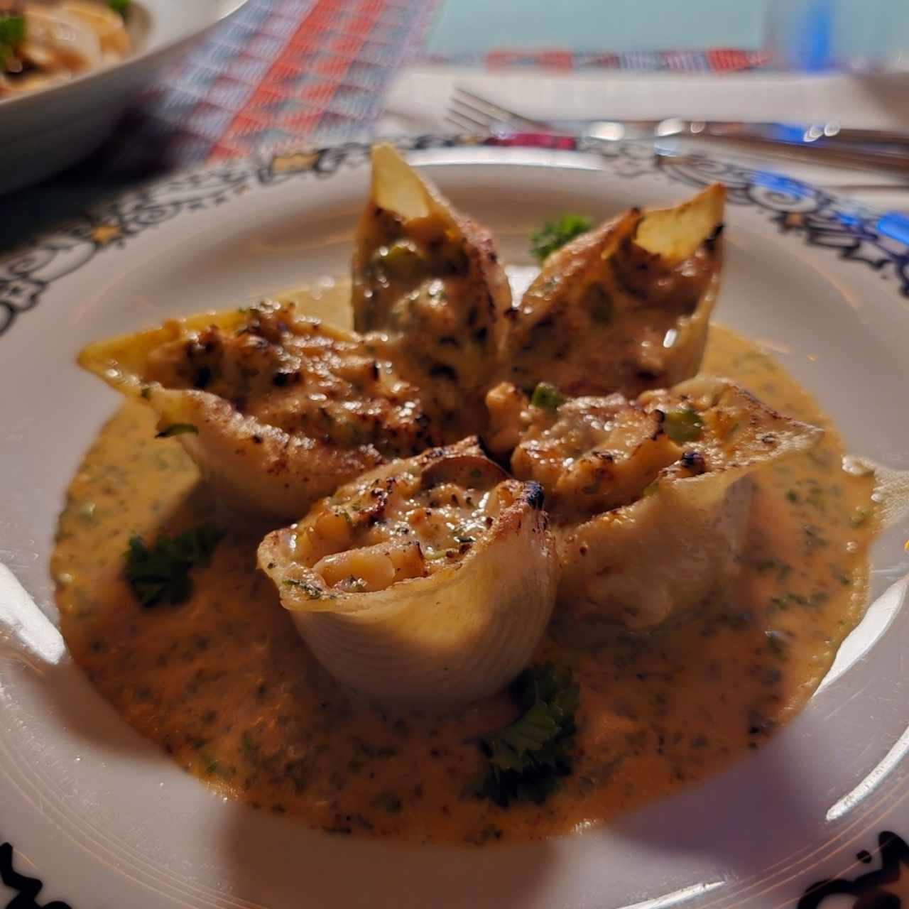PASTA REPIENE - Conchiglioni alla Thermidor