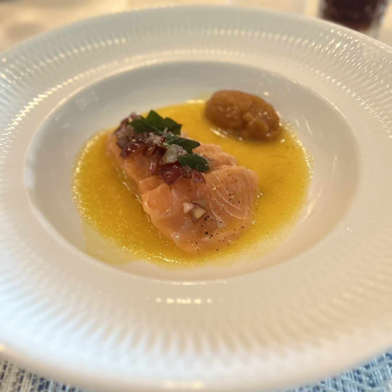Crudo di salmone