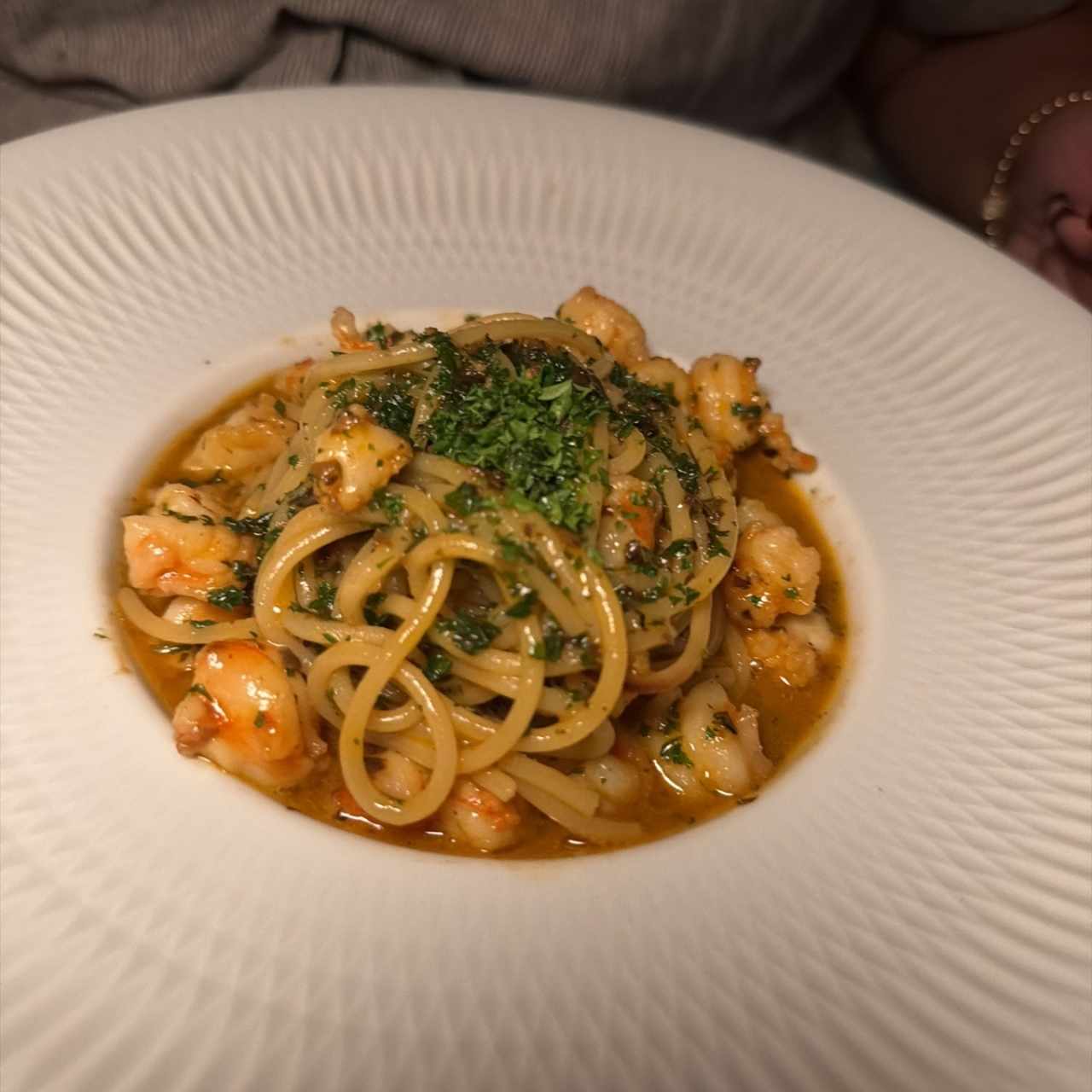 Spaghetti Al Gambero Truffato