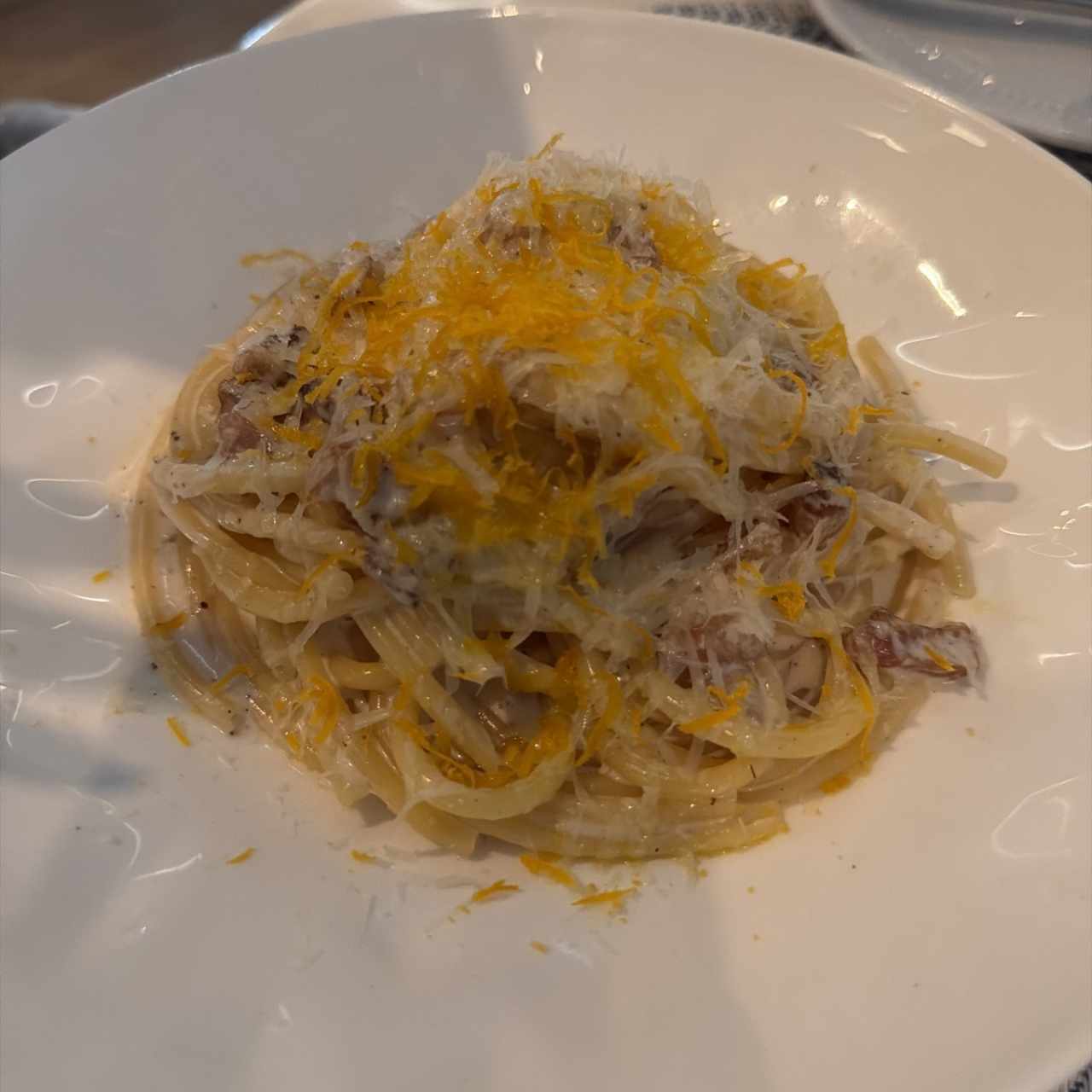 Pasta con cerdo