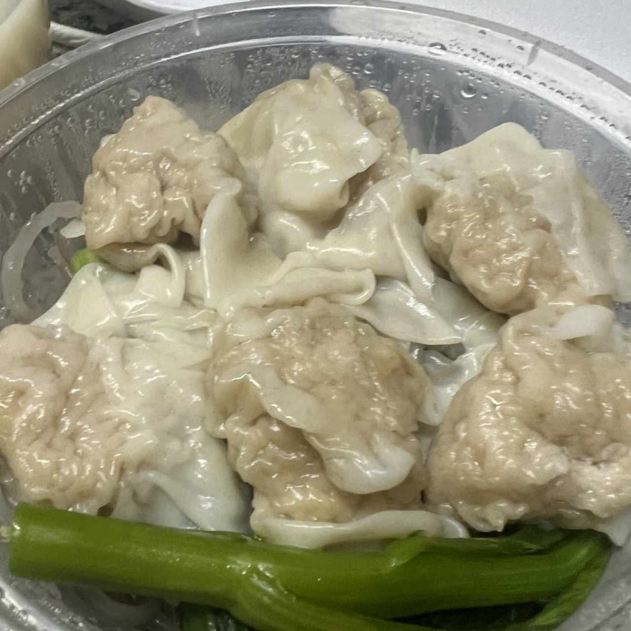 Dumpling de puerco con cebollina