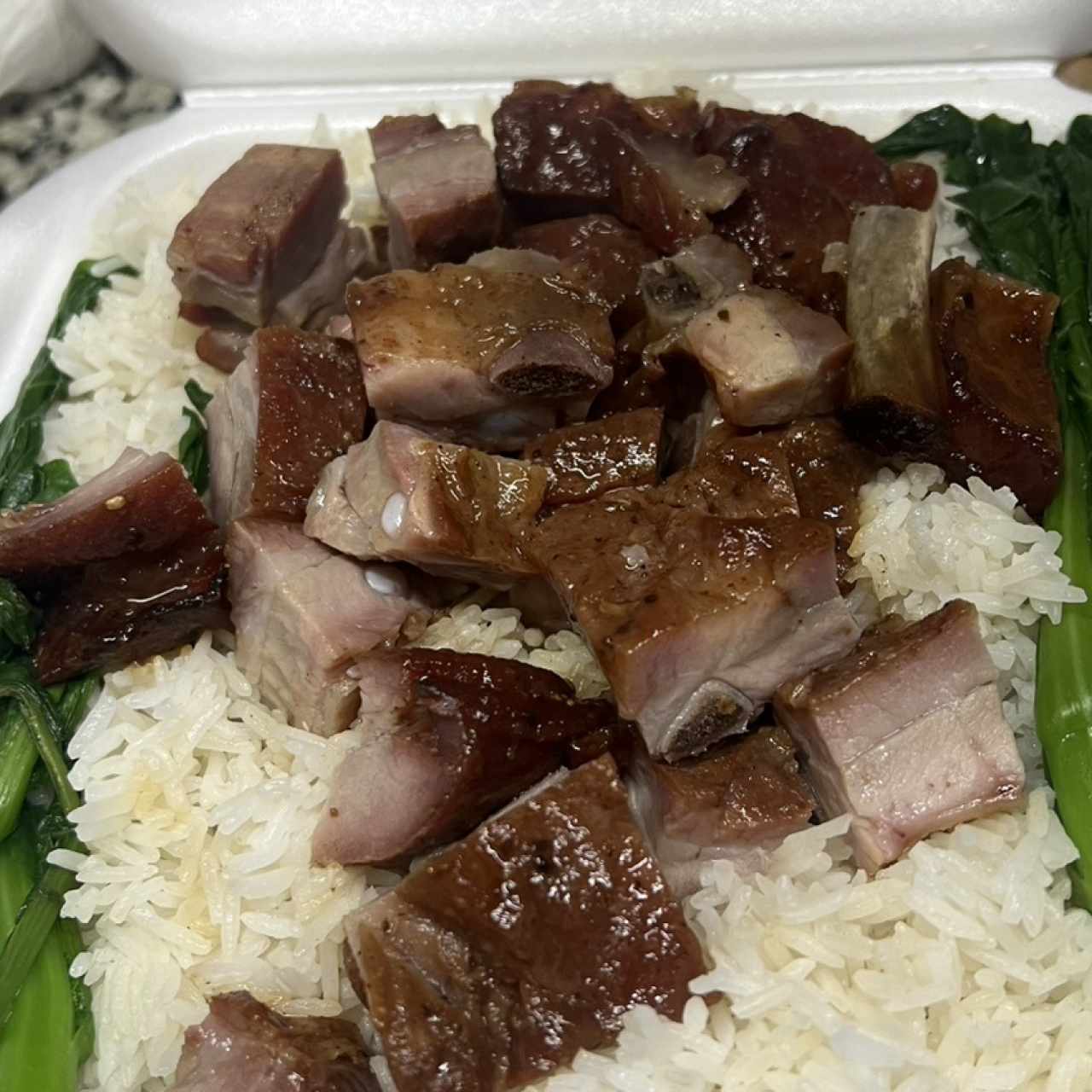 Arroz Con Costilla Asada Solo