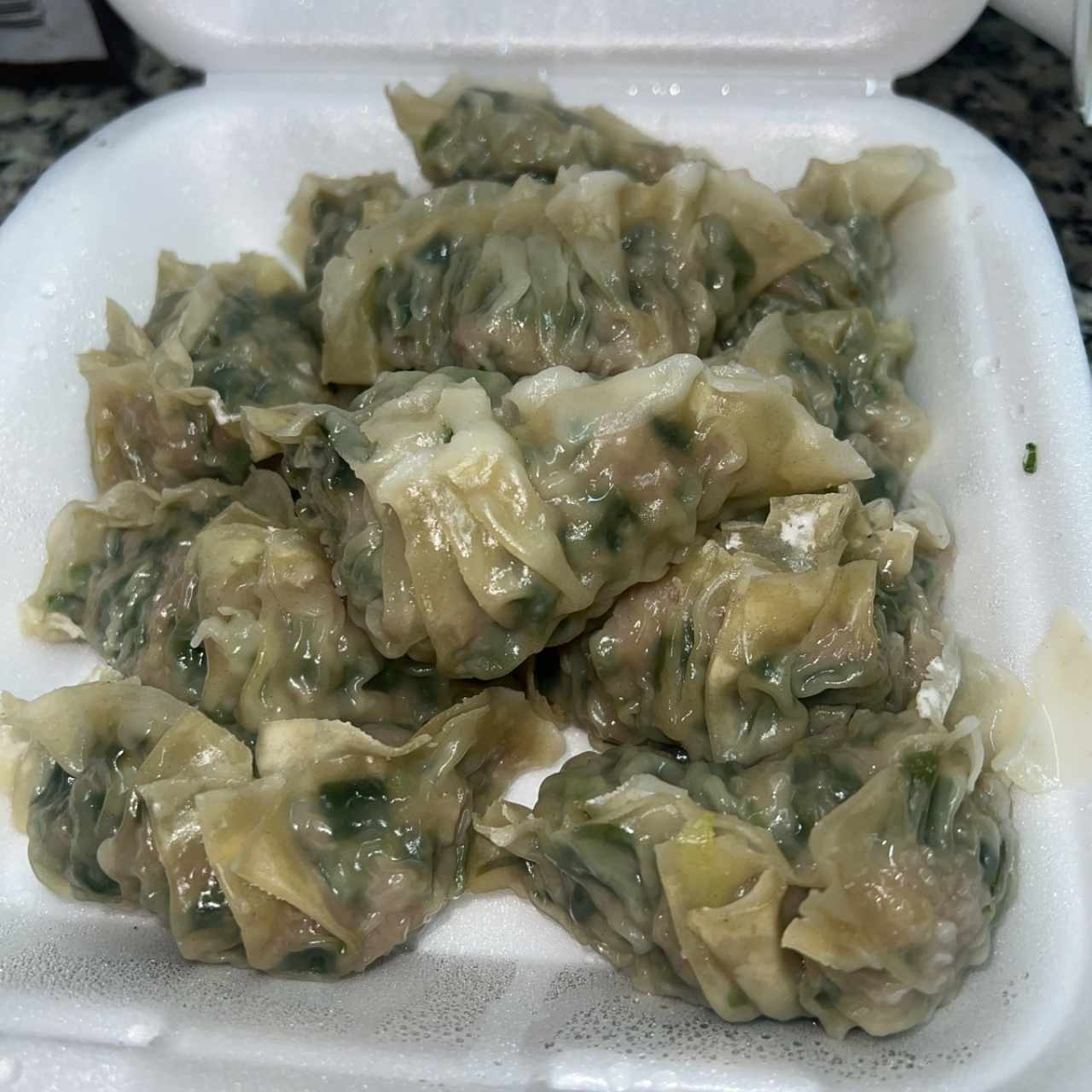 Dumplings al vapor