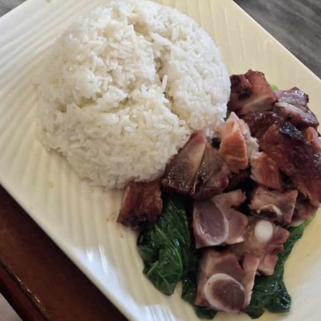 Arroz Con Costilla Asada Solo