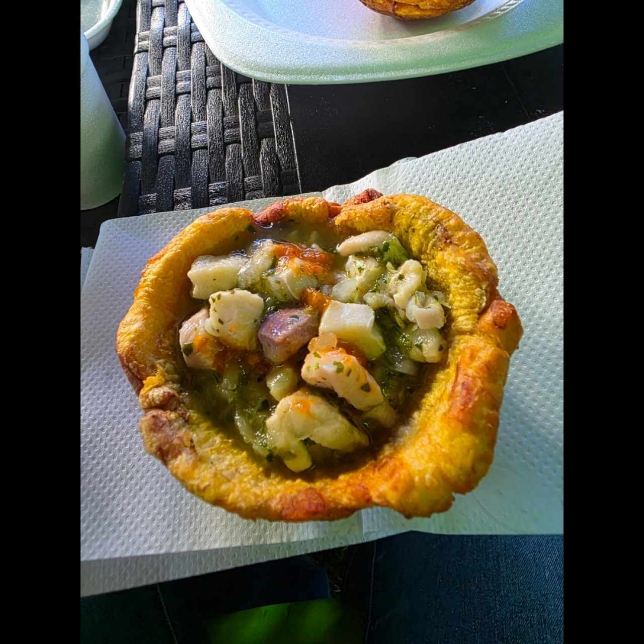 Entradas - Canastilla de Patacones