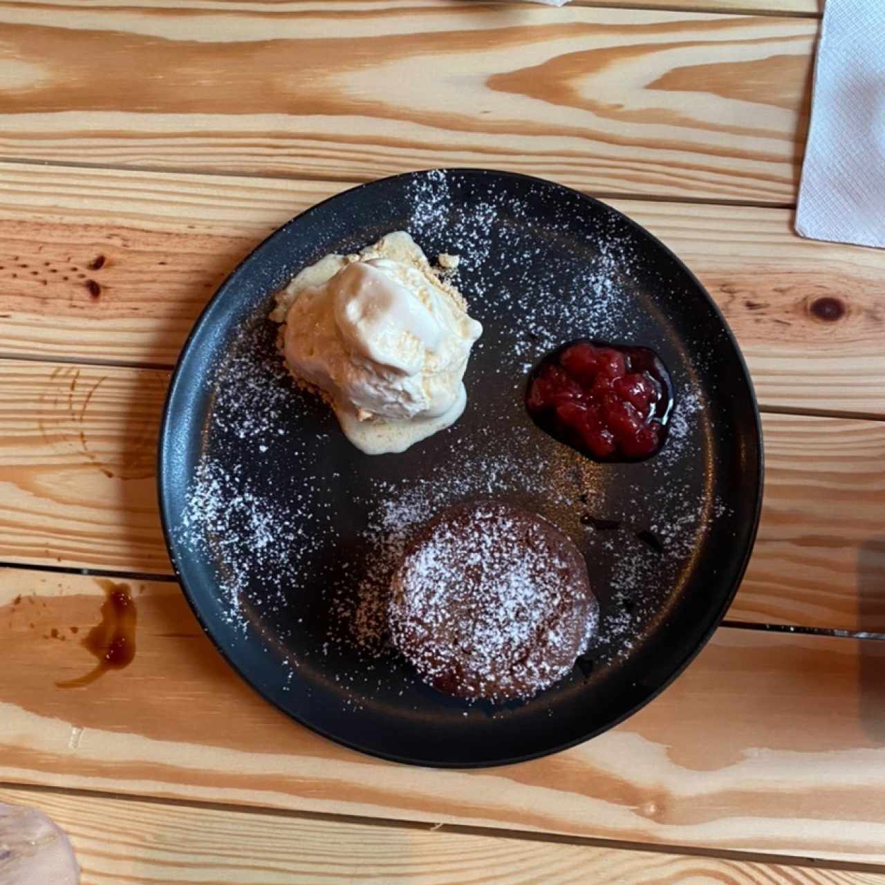 volcan de chocolate
