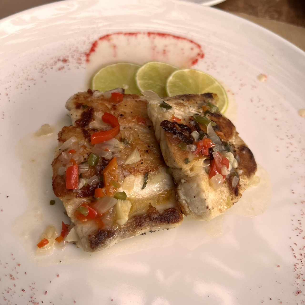 Pesca del día al ajillo