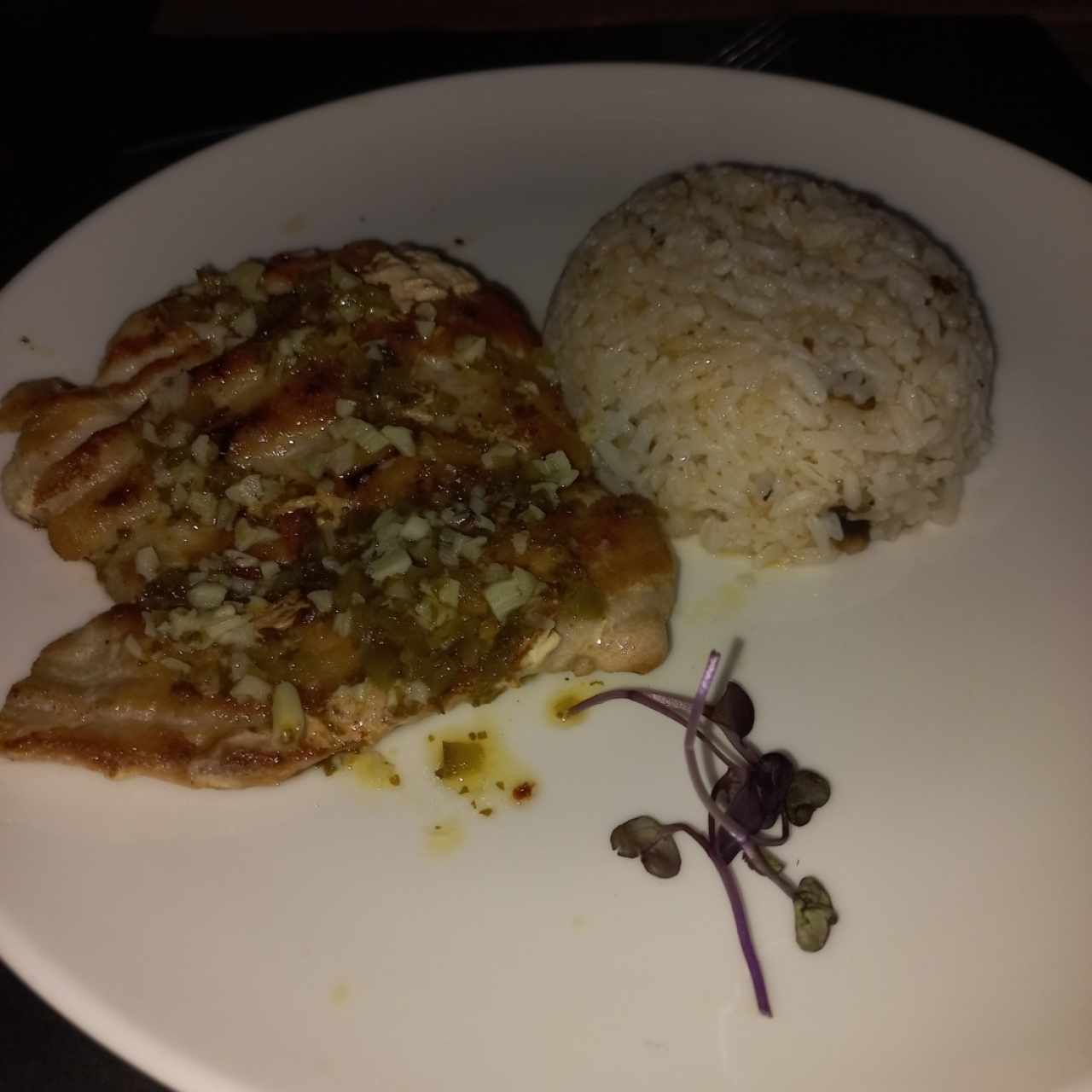 Filete de lenguado a la salsa de almendras