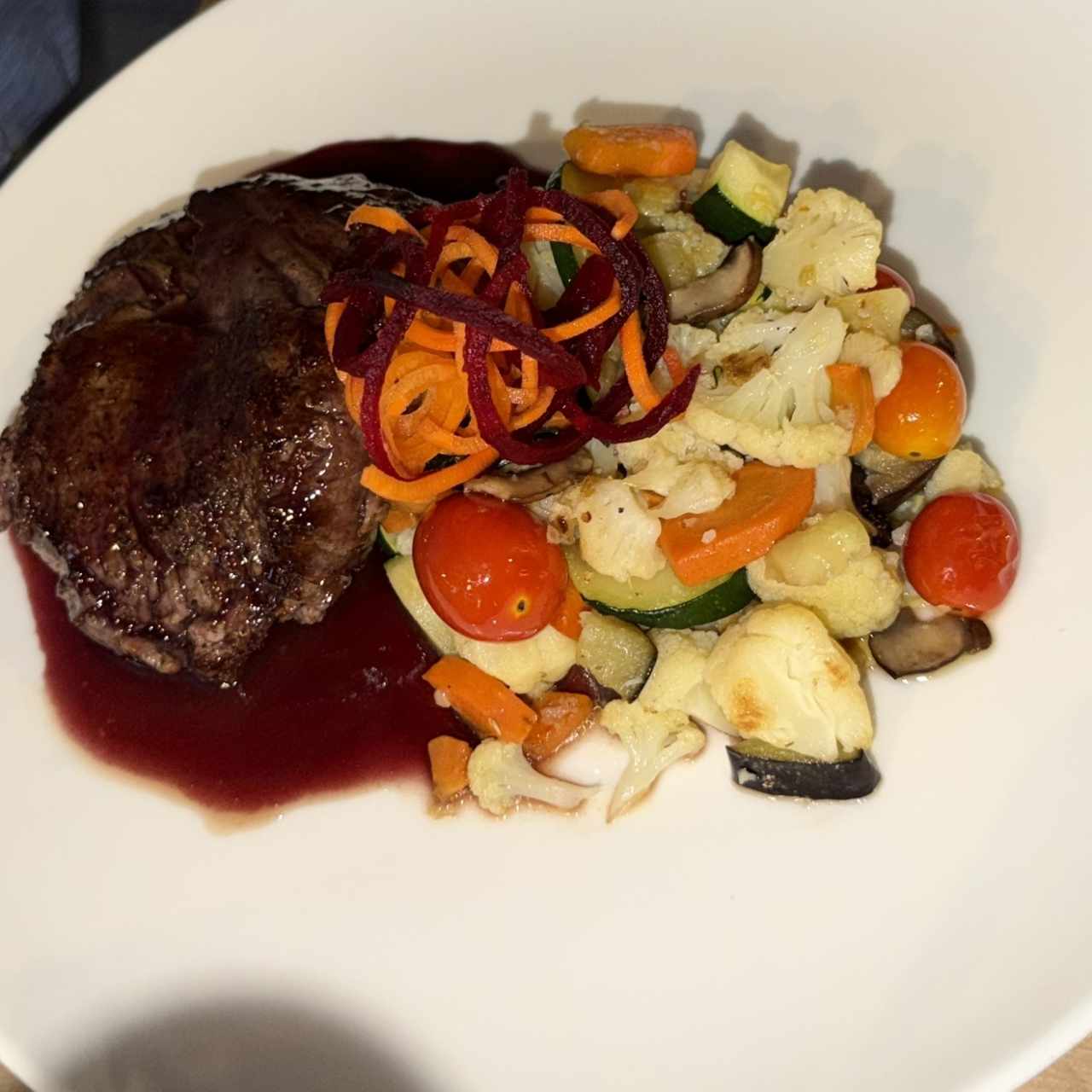 Filete de res a la parrilla