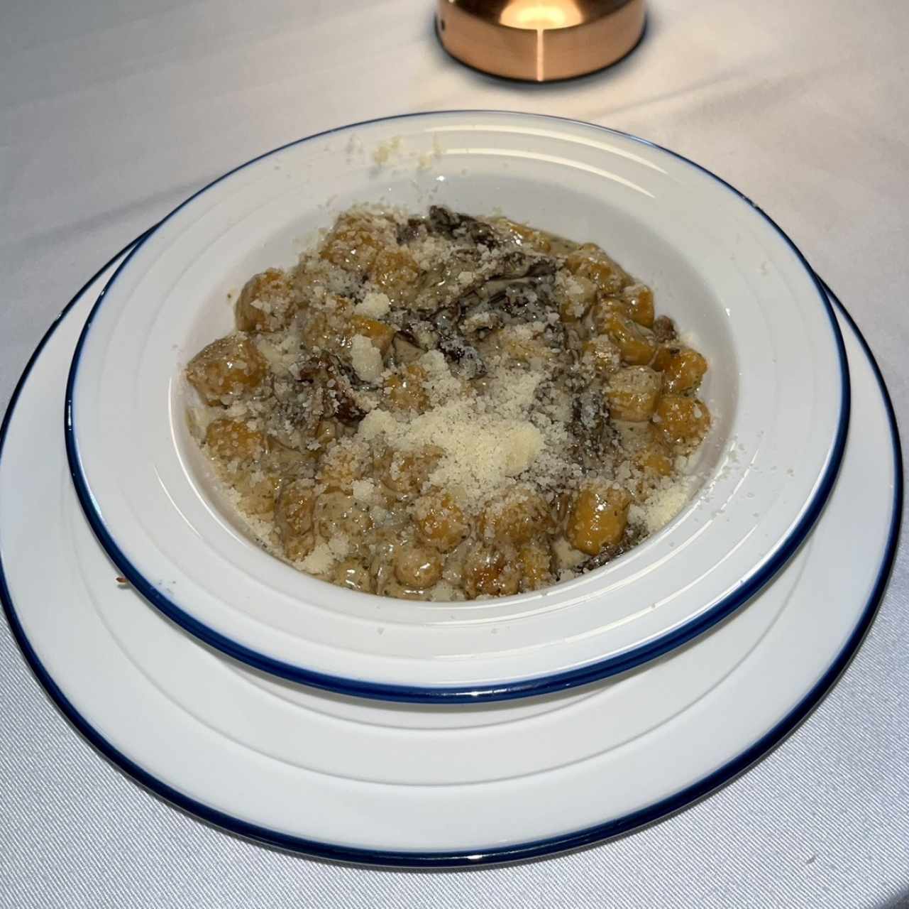 Ñoquis de Calabaza y Porcini
