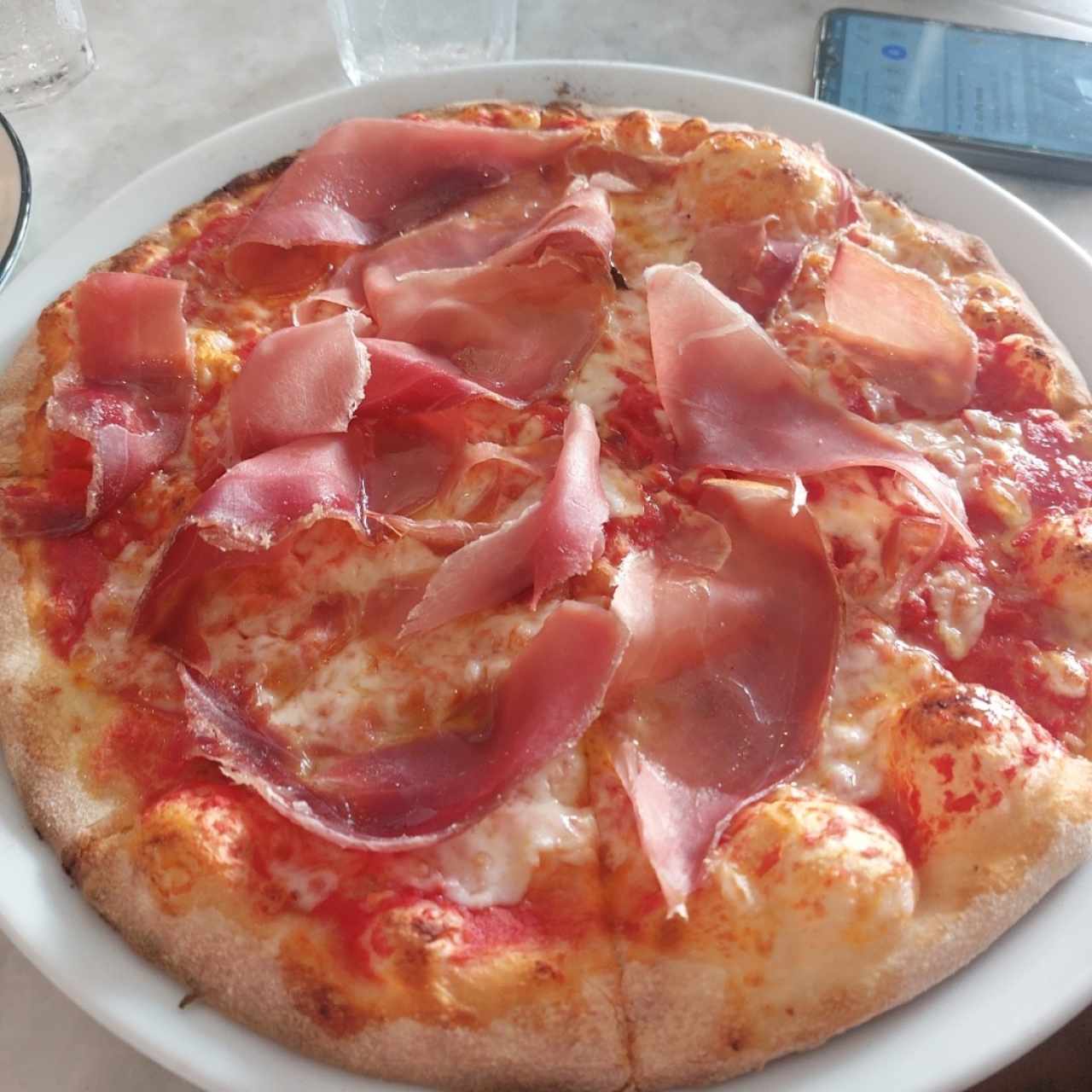 Jamón crudo y Hongos