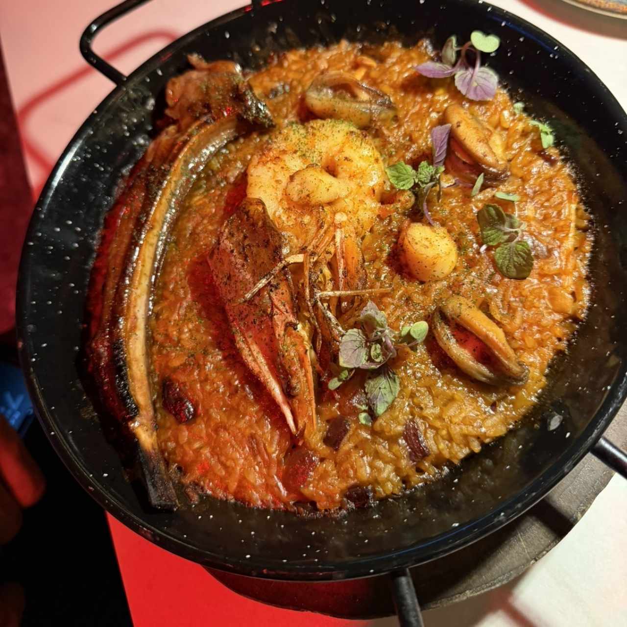 Paella de mariscos