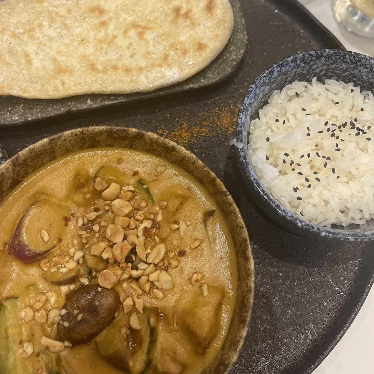 Corvina al curry