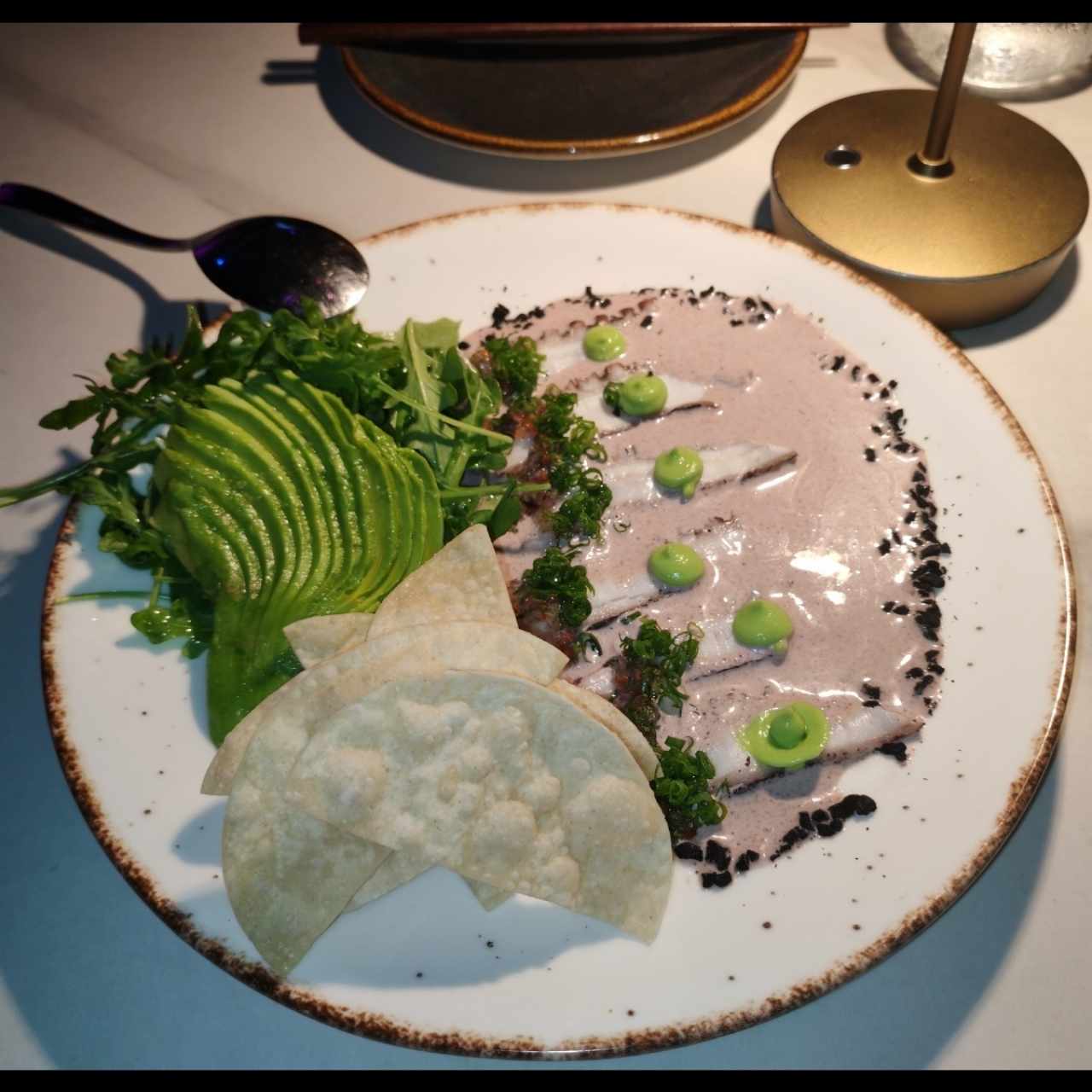 Tiradito de Pulpo al Olivo
