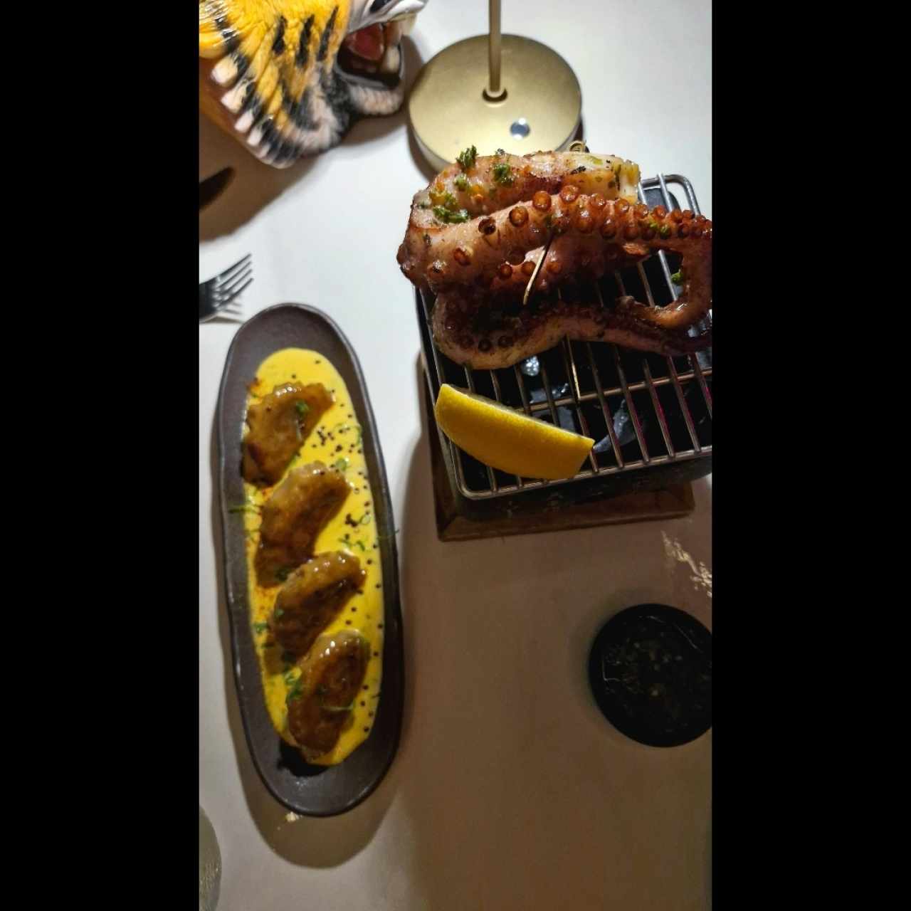 To Share - Octopus al Josper y dumplings