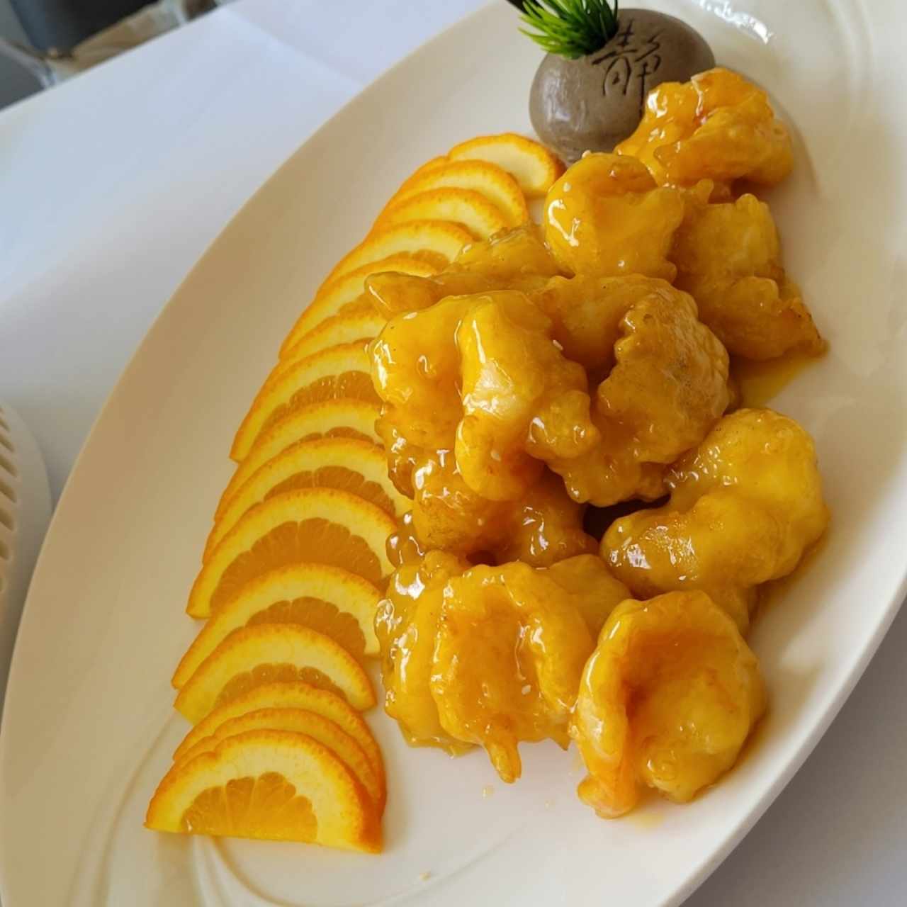 camarón a la naranja