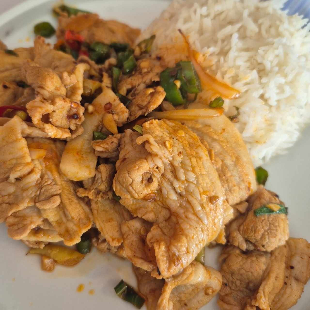Combo de Arroz Puerco Salteado al wok
