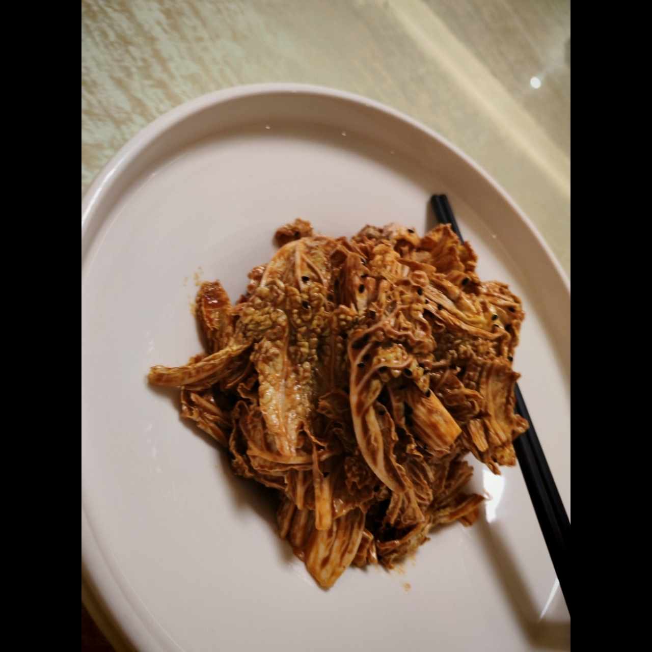 Repollo chino en salsa de mantequilla 😋👍 