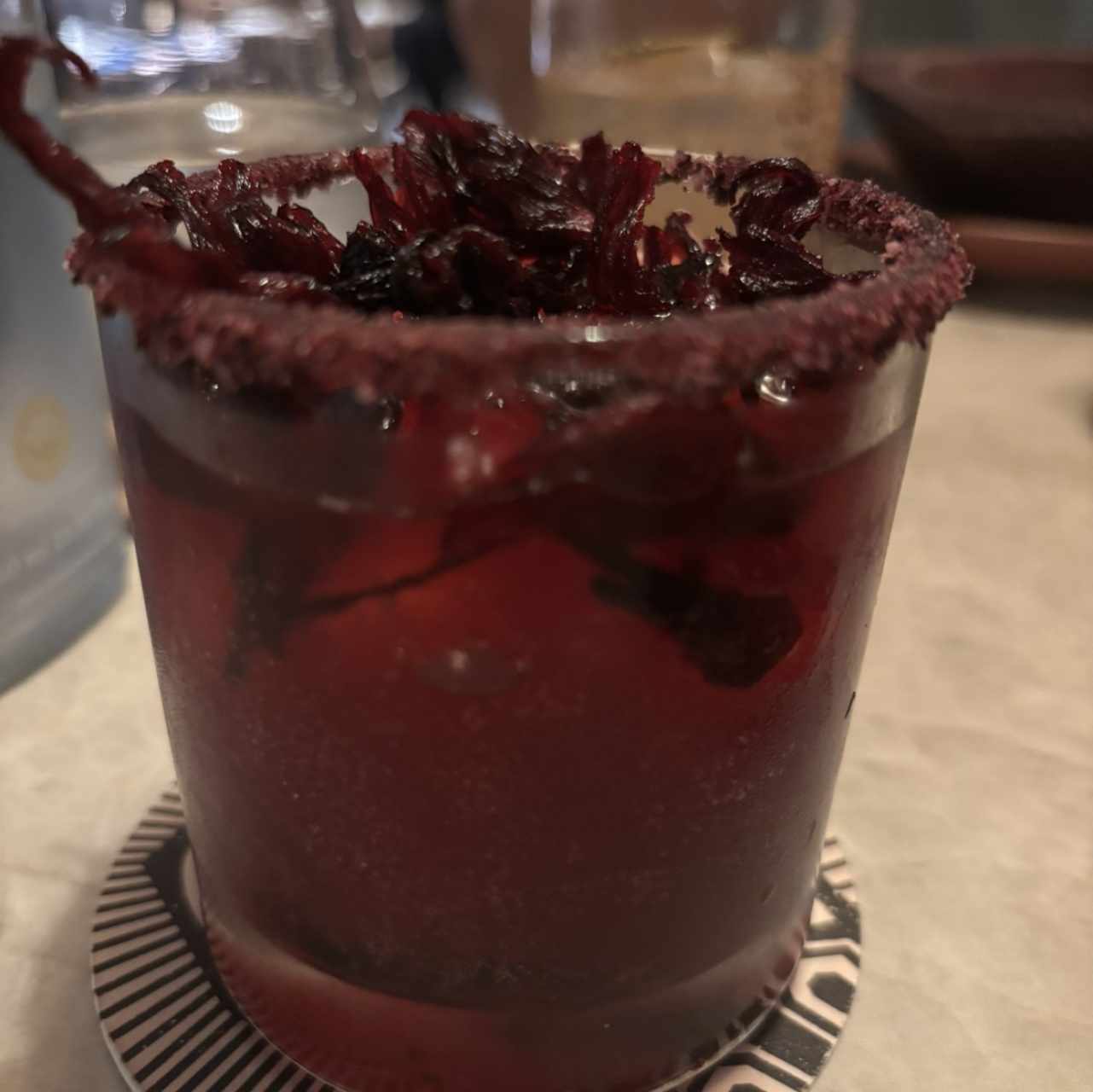 Trago a base de saril estilo margarita