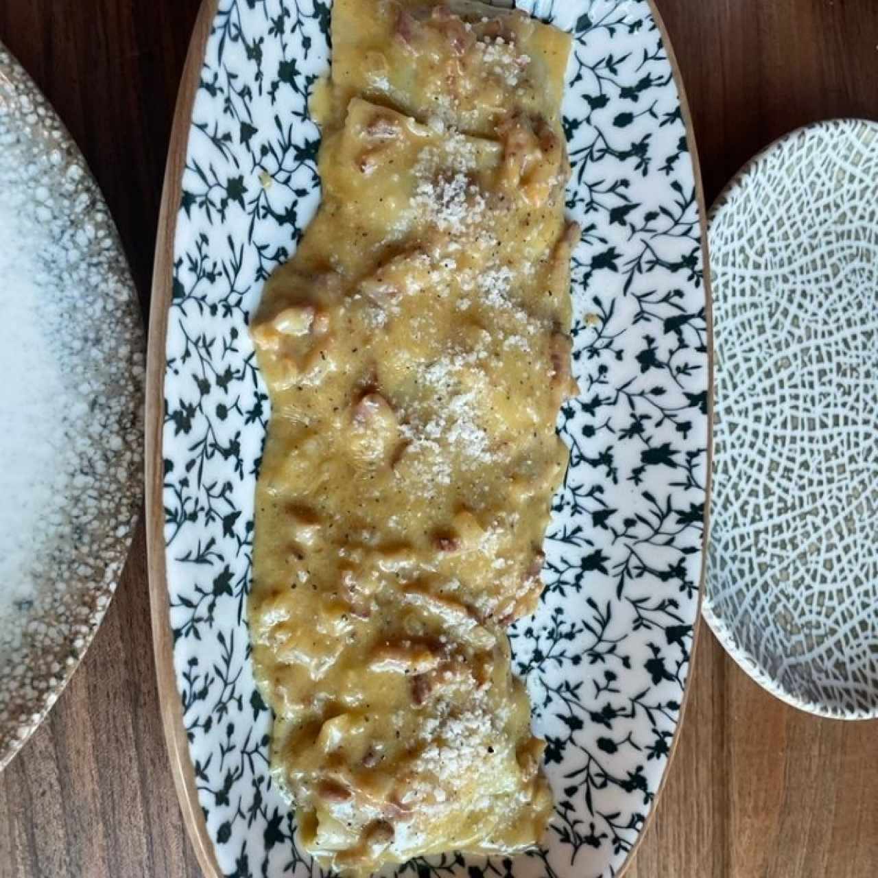 Paste / Pastas - Ravioloni alla Carbonara