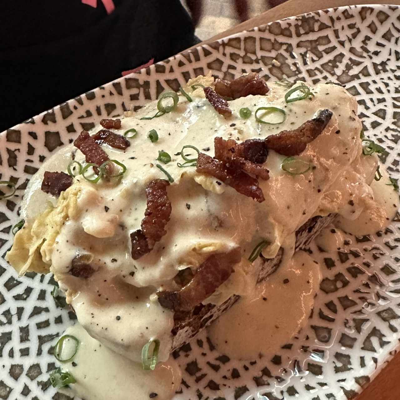 Tostada Carbonara