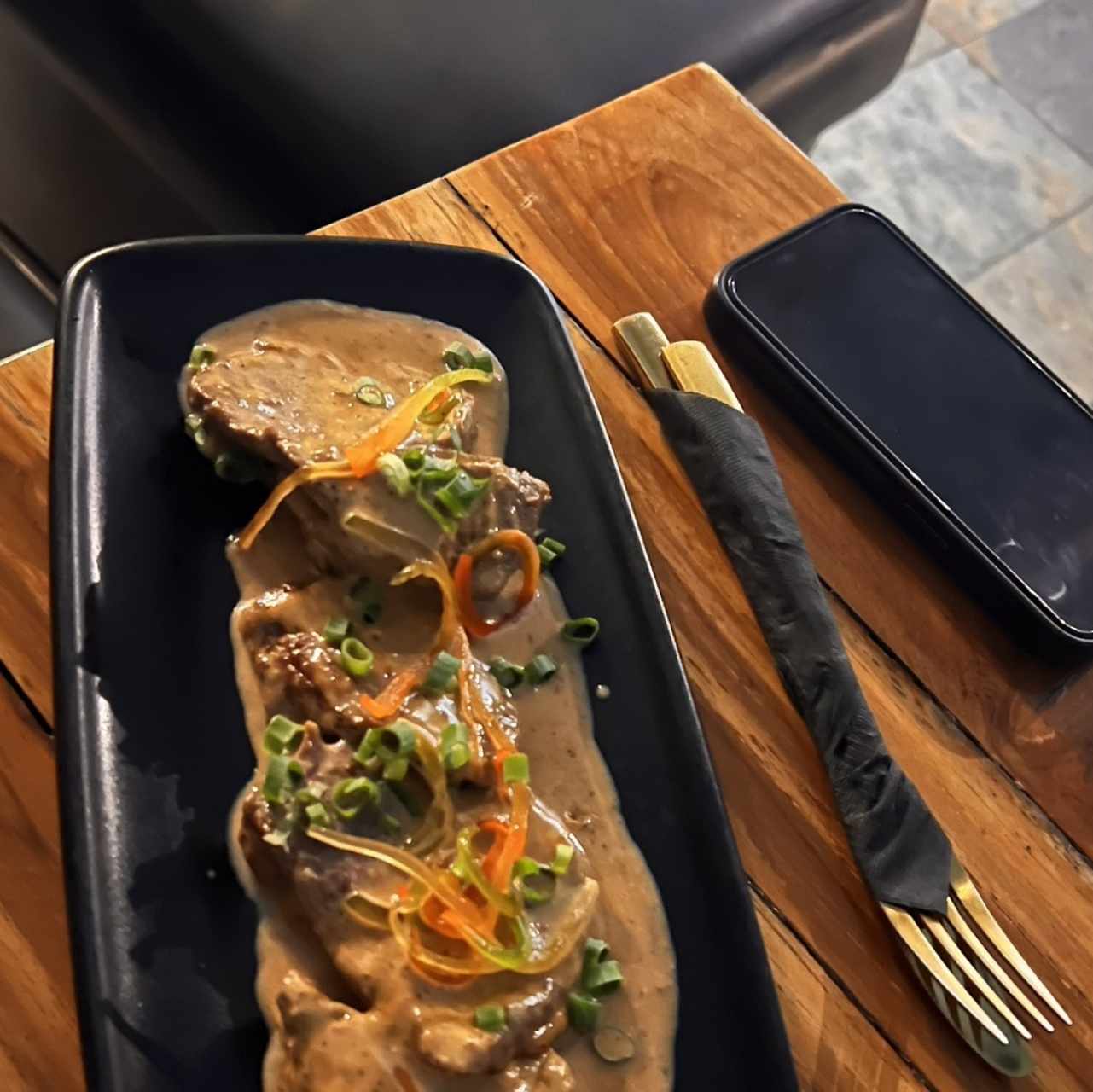 Filete Pollo en Salsa de Pimentones