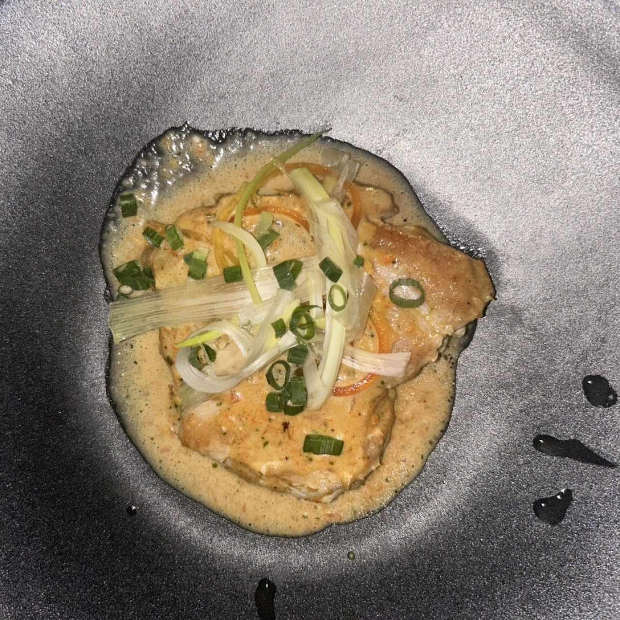 Filete Pollo en Salsa de Pimentones