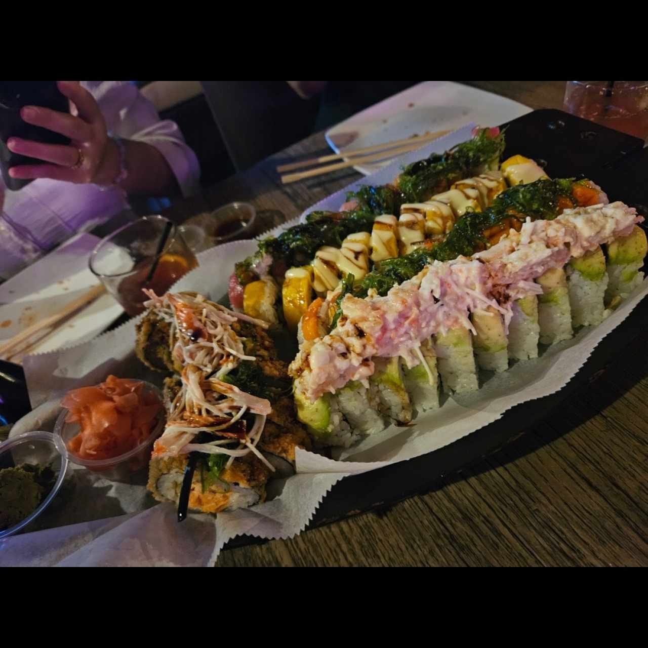 Combinación de sushi