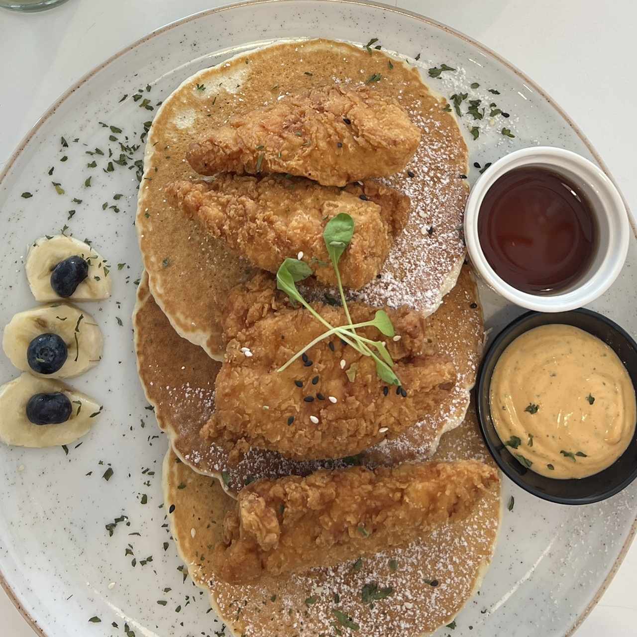 Chicken & pancakes 