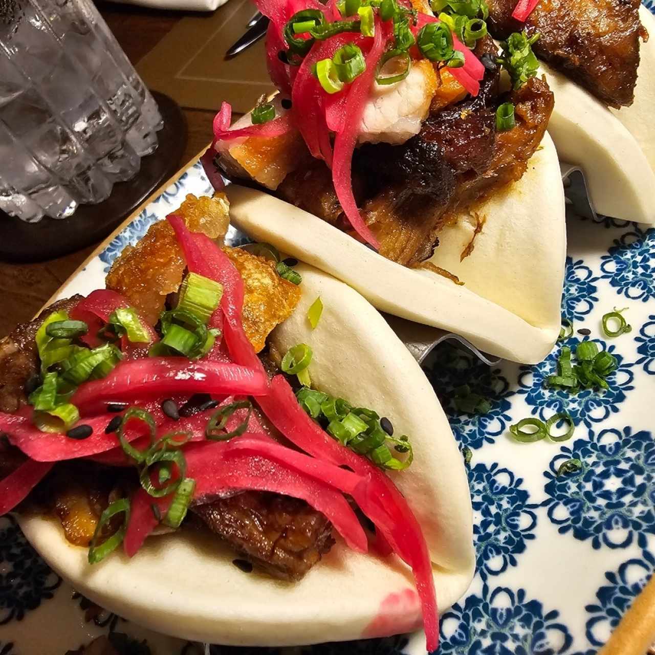 Baos de costilla estilo Hong Kong
